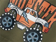 Name It tea leaf monster truck sweatshirt